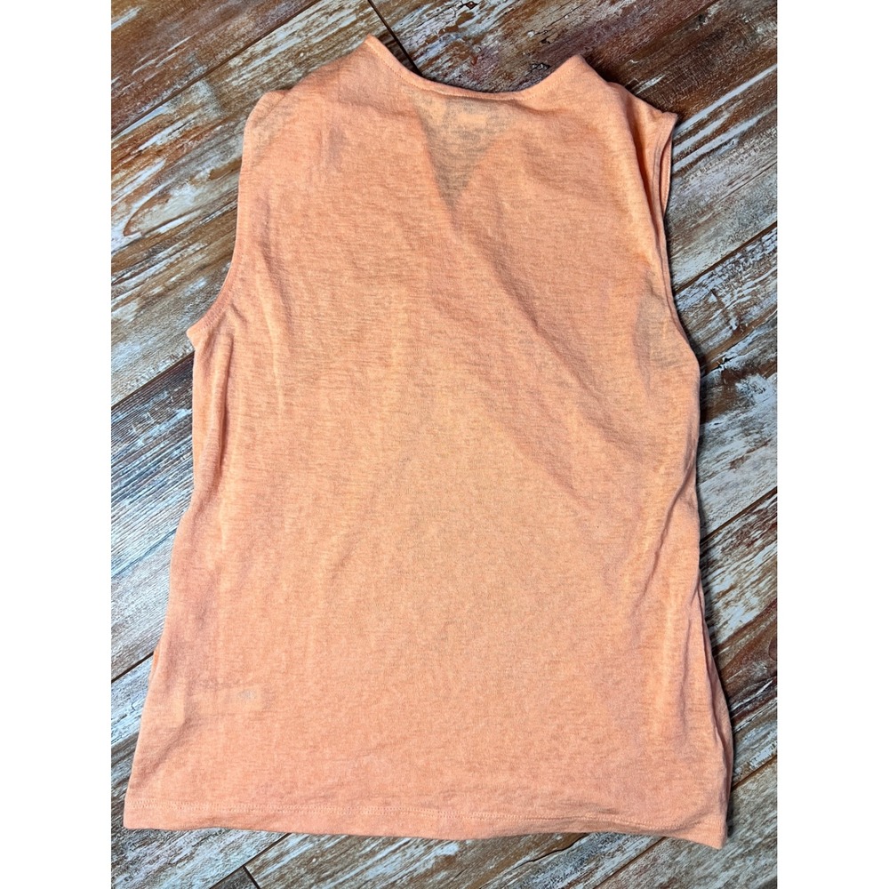 Athleta Breezy Wrap Tank Top XS Peach Sleeveless Modal Blend Lightweight - Picture 3 of 10